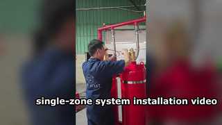 Vídeo de instalación del sistema de extinción de incendios de zona única.