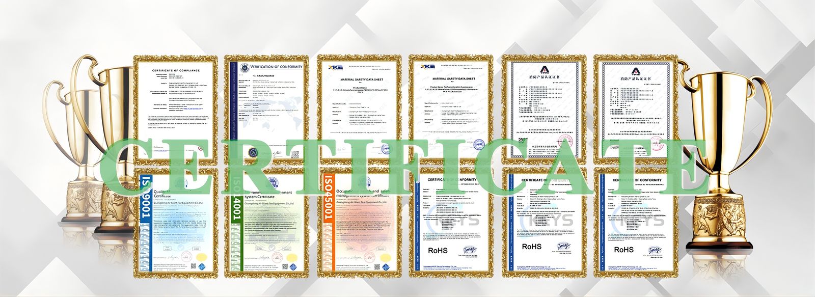 Calidad extinción de incendios de sistema fm200 Fábrica