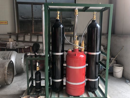 Calidad  90Ltr 120Ltr 245Ltr Piston Flow Type Clean Agent Fire Suppression System FM200 Fábrica