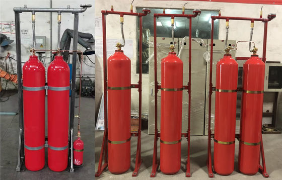 Calidad  70Ltr Carbon Dioxide Fire Extinguishing Systems CO2 Automatic Fire Extinguisher 5.7MPa Fábrica