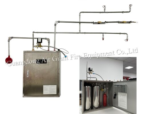 Calidad  Single Bottles Automatic Protection Restaurant Fire Suppression System For Hotel Fire Fight Fábrica