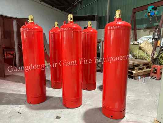 Calidad  Non Corrosive FM200 Fire Extinguishing System Cylinder Without Pollution For Storage Room Fábrica