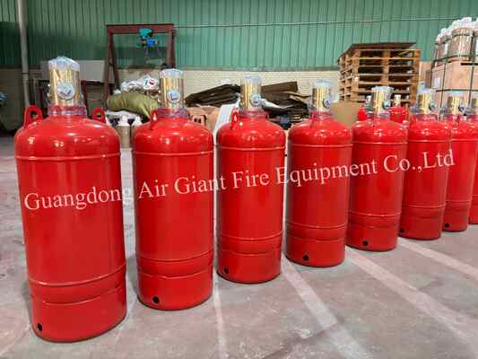 Calidad  Enclosed Flooding Novec 1230 Fire Suppression System Cylinder with 4.2MPa Storage Pressure and Residue-Free Design for Anechoic Chambers Fábrica