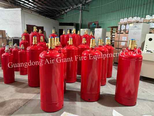 Calidad  Insulated FM200 Fire Extinguishing System Cylinder Without Residue For Telecommunication Room Fábrica