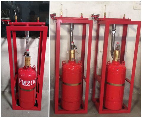 Sistema de gas FM200 sin la contaminación para el sitio de la telecomunicación