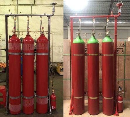 Gas inerte incluido de Argonite IG55 de la inundación para la extinción de incendios