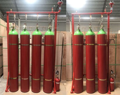 Sistema de protección contra los incendios de la supresión del gas inerte del nitrógeno IG100 80Ltr