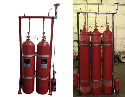 extinción de incendios del tiempo de rociadura 120s del sistema del gas inerte de 80Ltr IG541