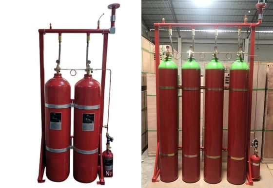 de 80Ltr IG 541 de sistema del gas inerte extinción de incendios para el sitio de la telecomunicación