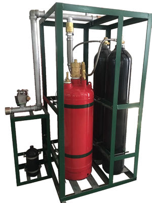 Sistema de extinción limpio de Fire Suppression System Fm 200 del agente de DC24V 1A 4.2MPa
