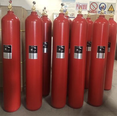 Sistema extintor a presión el 100% de los cilindros de gas de Argonite del nitrógeno