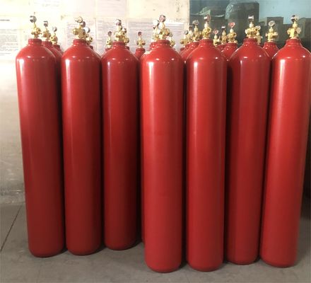 Sistema extintor 80L 140L de los cilindros de gas del nitrógeno IG100 Argonite