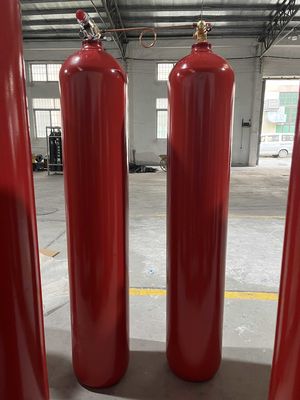 cilindros 70Ltr del CO2 de la lucha contra el fuego del sistema del CO2 12.4MPa en biblioteca