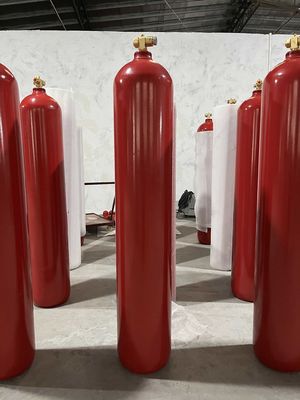extinción de incendios del sistema del CO2 70Ltr de los cilindros 42kg del CO2 en sala de ordenadores