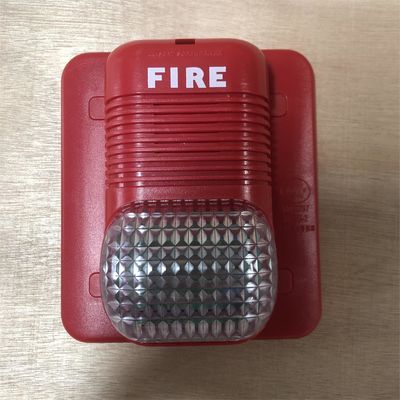 FM200 alarma de incendio del sistema DC24V que destella sonido rojo y que emite un sonido breve y agudo y alarma ligera