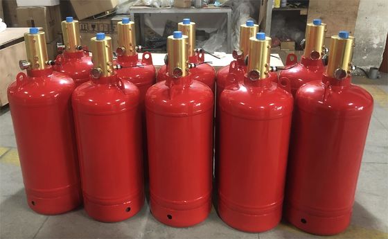 Extinción de incendios de sistema automática FM 200 cilindros en el sitio de UPS