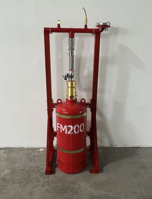 Sistema de extinción de incendios seguro FM200 180L para la protección de equipos y materiales críticos