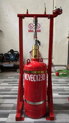 Sistema de extinción de incendios aislado Novec 1230 sin contaminación para sala de telecomunicaciones