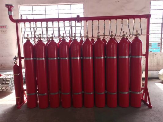 IG541 Sistema de extinción de incendios por gas inerte con detección de llama 200-300 Bar a 10-50°C