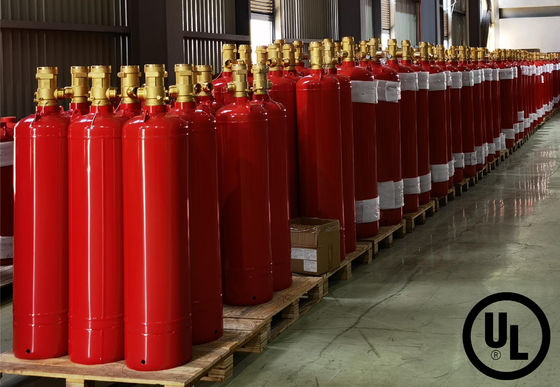UL Sistema de extinción de incendios aislado FM200 No hay residuos en la sala de telecomunicaciones