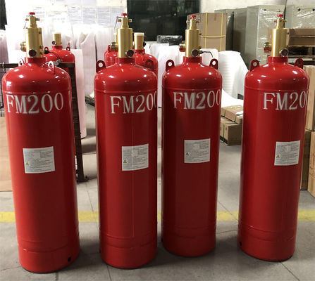 100L 106L 120L aisló el extintor de los cilindros FM200 en sitio del servidor