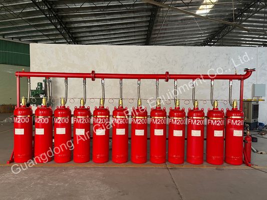 Sistema de extinción de incendios no corrosivo HFC227ea sin contaminación para bibliotecas