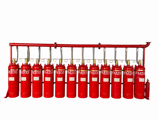 Sistema de extinción de incendios no corrosivo HFC227ea sin contaminación para bibliotecas