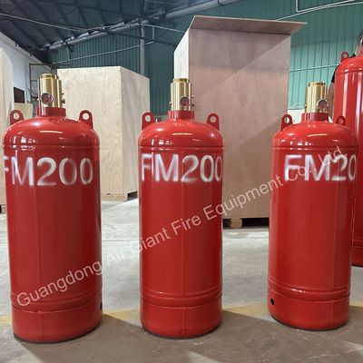 cilindro para el sistema de extinción de incendios aislado FM200 sin contaminación