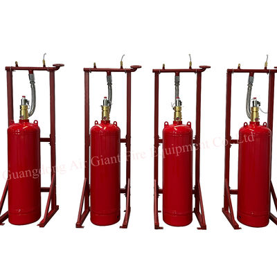 Sistema de extinción de incendios HFC227ea de inundación cerrada sin contaminación para la sala de energía