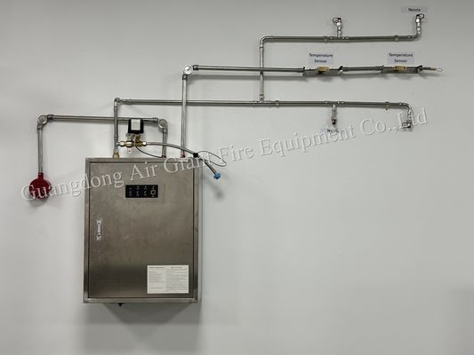 Sistema de extinción de incendios de cocina electromagnético de alta eficiencia