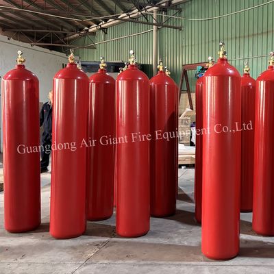 Sistema de extinción de incendios con cilindro de argonita IG55 de 84/140L