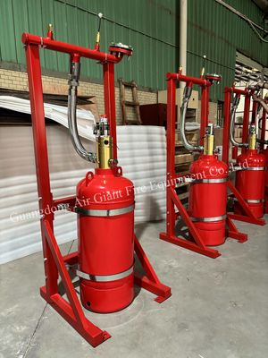 Sistema de extinción de incendios FM200 respetuoso con el medio ambiente sin contaminación para la sala de servidores