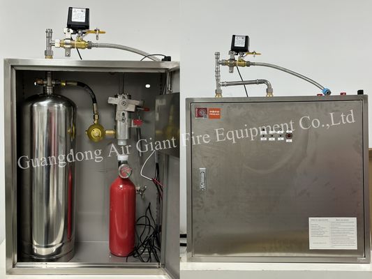 Equipo de extinción de incendios de cocina con inducción electromagnética totalmente automática