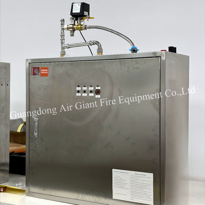 Sistema electromagnético de extinción de incendios de cocina para conductos de grasa