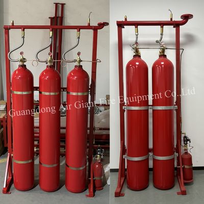 Sistema de extinción de incendios de gas inerte argón IG55