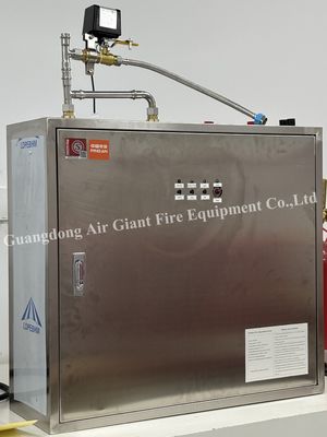 Sistema automático de extinción de incendios con capucha de cocina para la extinción de incendios en restaurantes