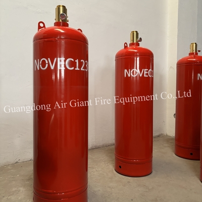 Cilindro de gas Novec 1230 4.2MPa para supresión de incendios en telecomunicaciones