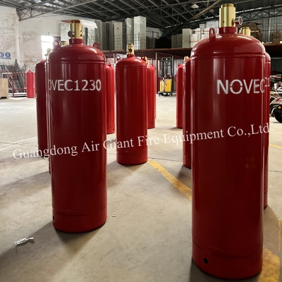 Cilindro de gas Novec 1230 4.2MPa para supresión de incendios en telecomunicaciones