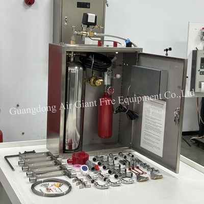 Equipo automático de extinción de incendios para campanas de cocina Sistema automático de extinción de incendios para cocinas