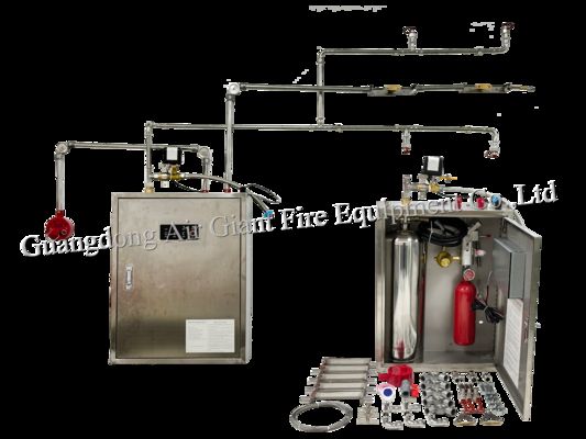 Sistema de Supresión de Incendios Químicos Húmedos para Cocinas con Fuegos de Aceite Comestible