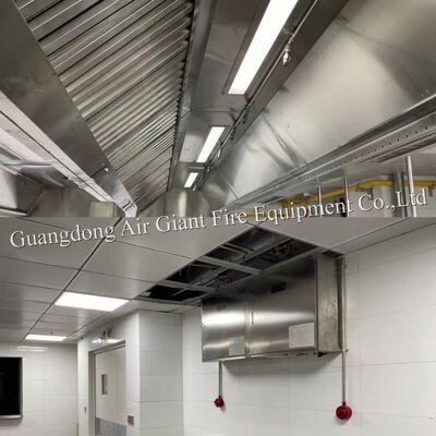 Double Bottles Automatic Protection Commercial Kitchen Hood Fire Suppression System For Restaurant Hotel Fire Fight