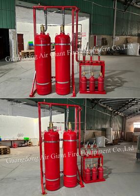 Sistema de extinción de incendios HFC227ea sin contaminación para sala de servidores