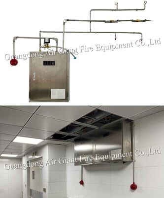 Botellas únicas Protección automática Sistema de extinción de incendios de cocina comercial Para restaurantes Hoteles Combate de incendios