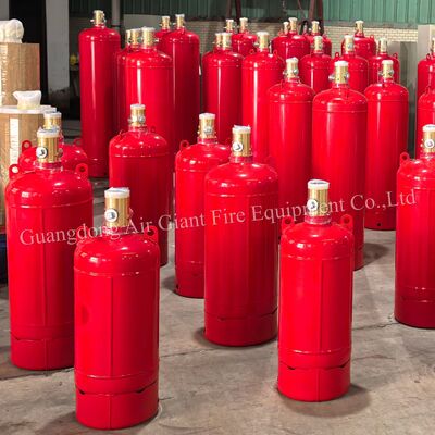 Sistema de extinción de incendios con agente limpio de baja ODP FM200