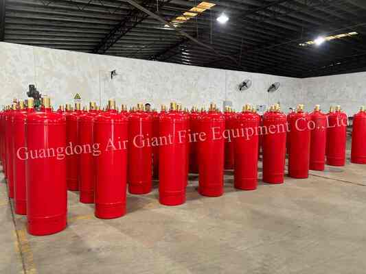 Sistema automático de extinción de incendios FM200 cilindro sin residuos para sala UPS